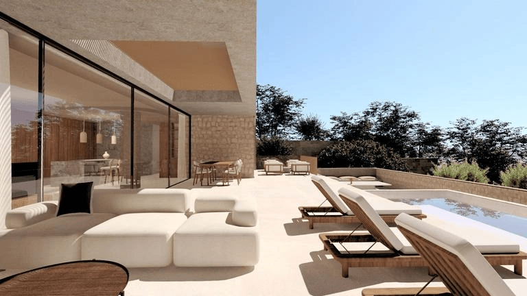 Onder constructie: zeezichtvilla te koop in Benissa
