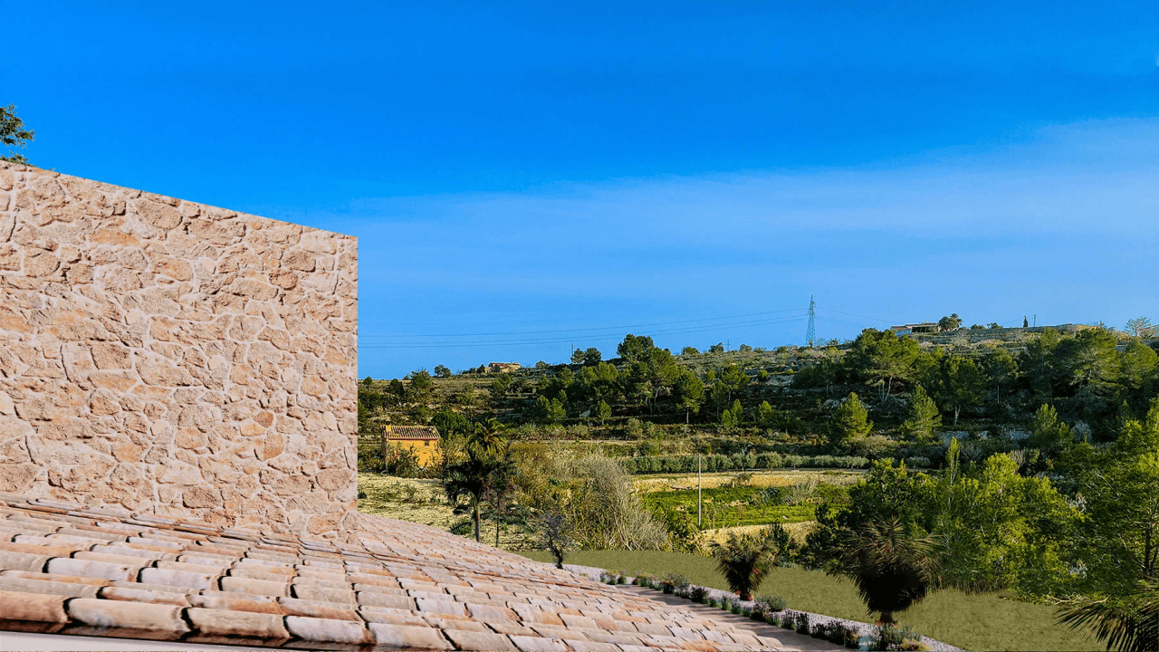 Project: luxe finca te koop in Benissa met bergzicht
