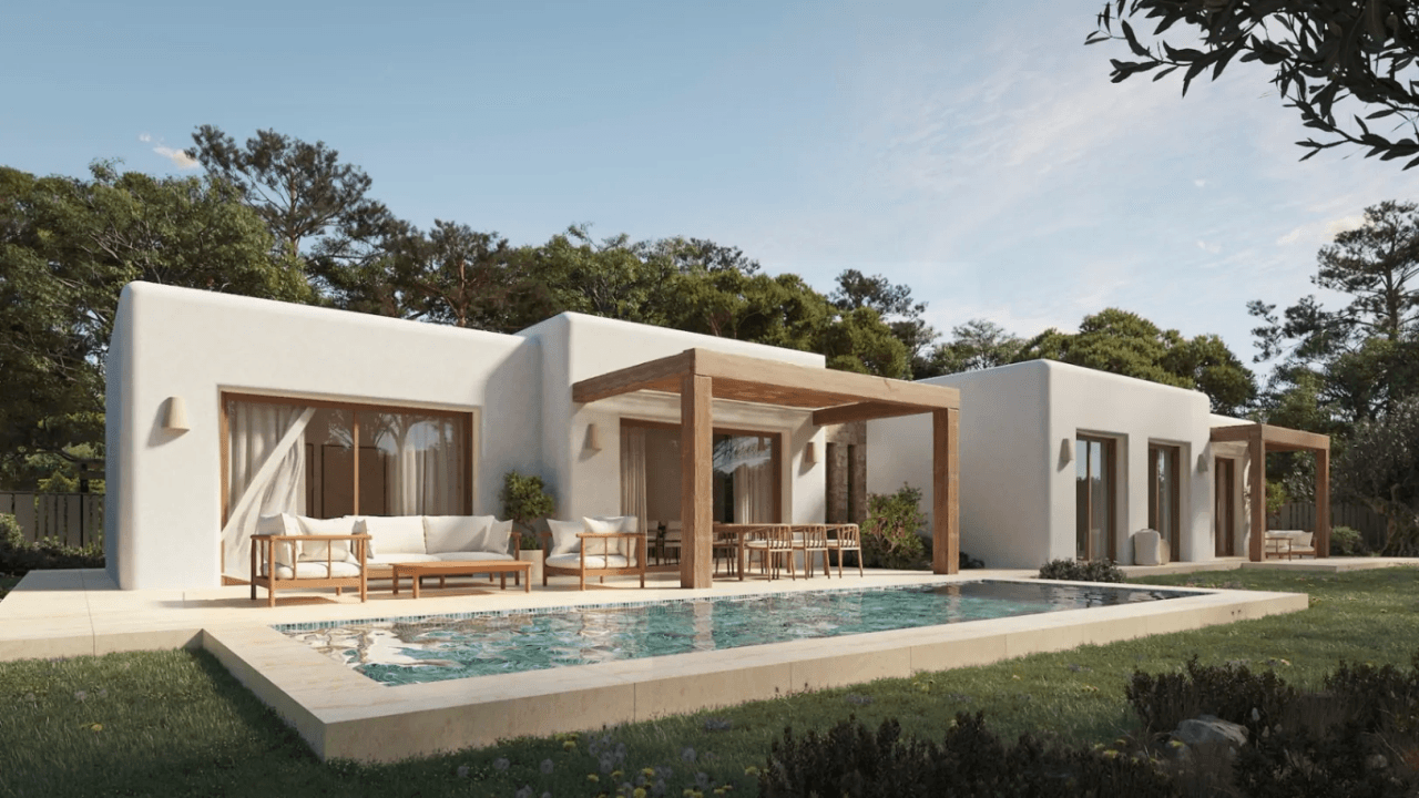 Projekt für Ibiza-Villen zum Verkauf in Benissa
