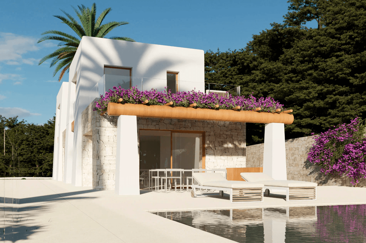 Project: villa met zeezicht te koop in Benissa