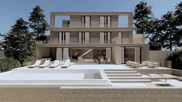 Onder constructie: zeezichtvilla te koop in Benissa