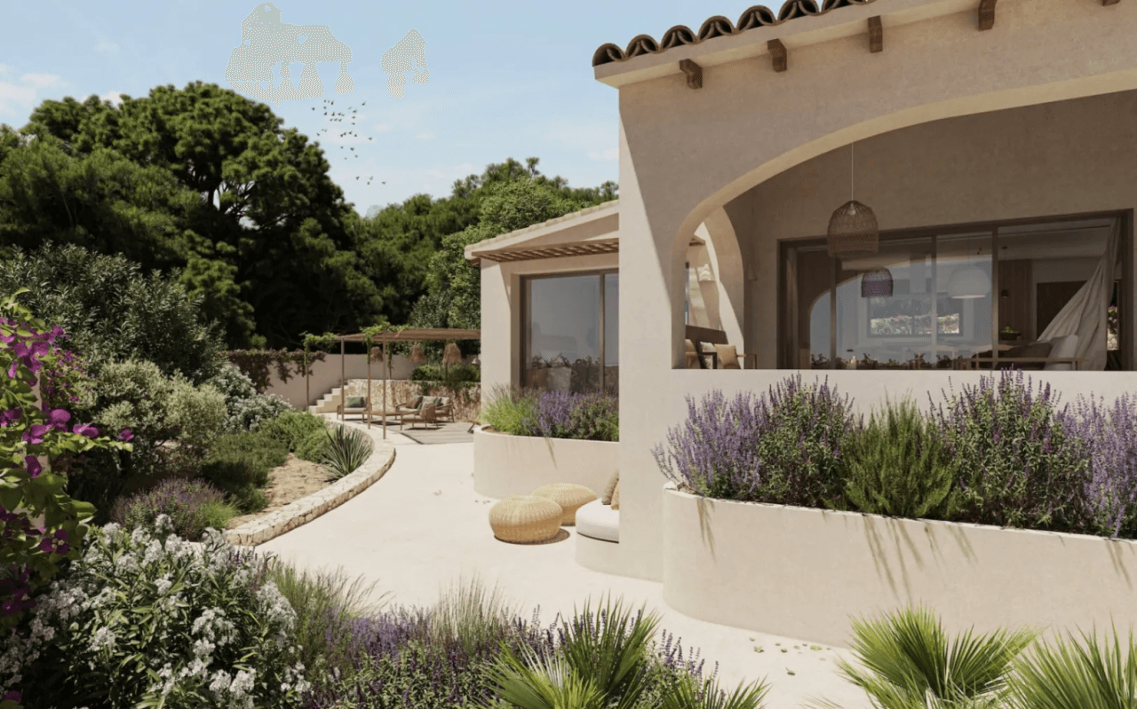 Renovatie project: zeezicht villa te koop in Benissa