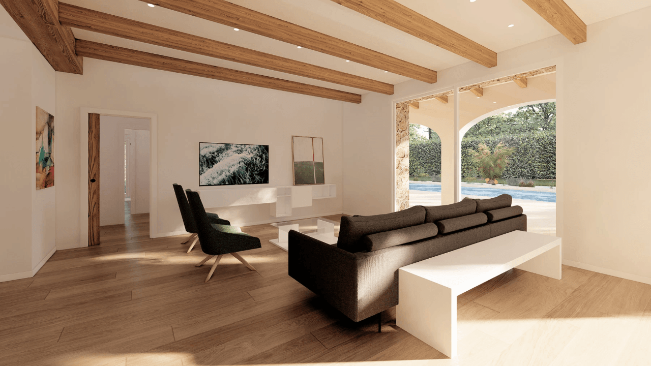 Project: luxe finca te koop in Benissa met bergzicht