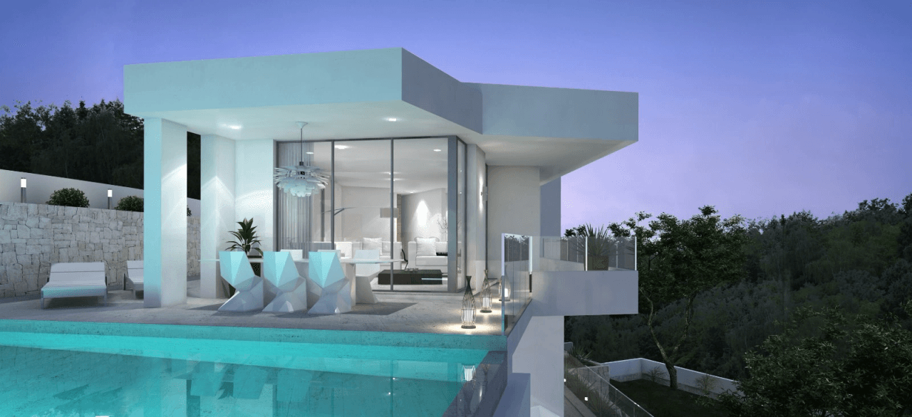 Mooie nieuwbouw villa te koop in Moraira