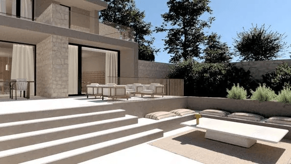 Onder constructie: zeezichtvilla te koop in Benissa