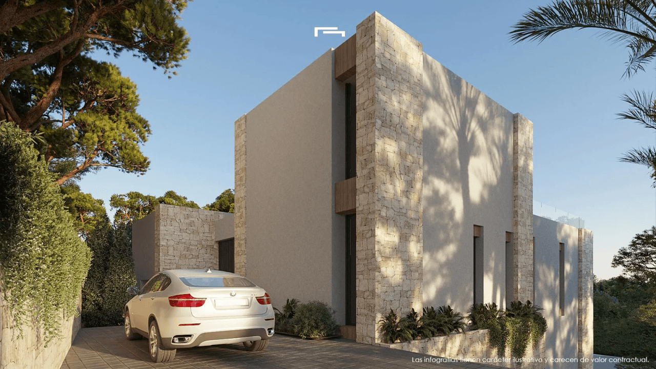 Wordt gebouwd: moderne villa te koop in Benissa – San Jaime