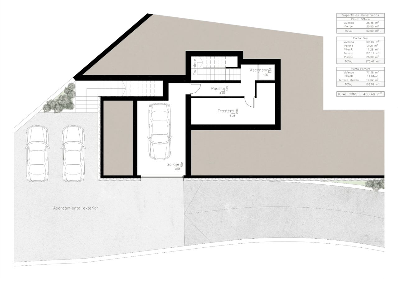 Project: villa met zeezicht te koop in Benissa