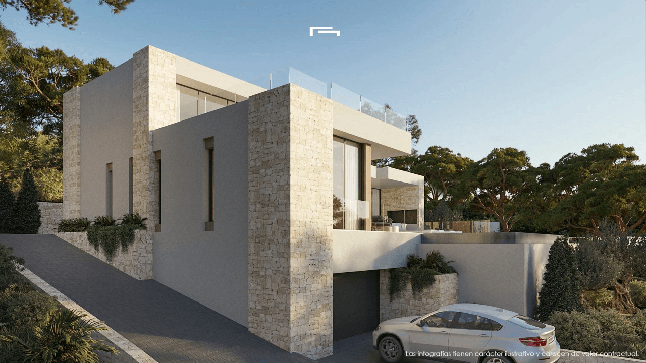 Wordt gebouwd: moderne villa te koop in Benissa – San Jaime