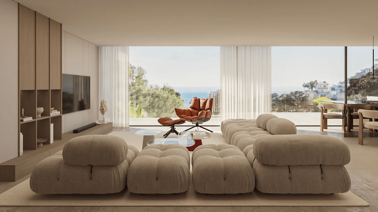 Gelicenseerd project: zeezicht villa te koop in Benissa
