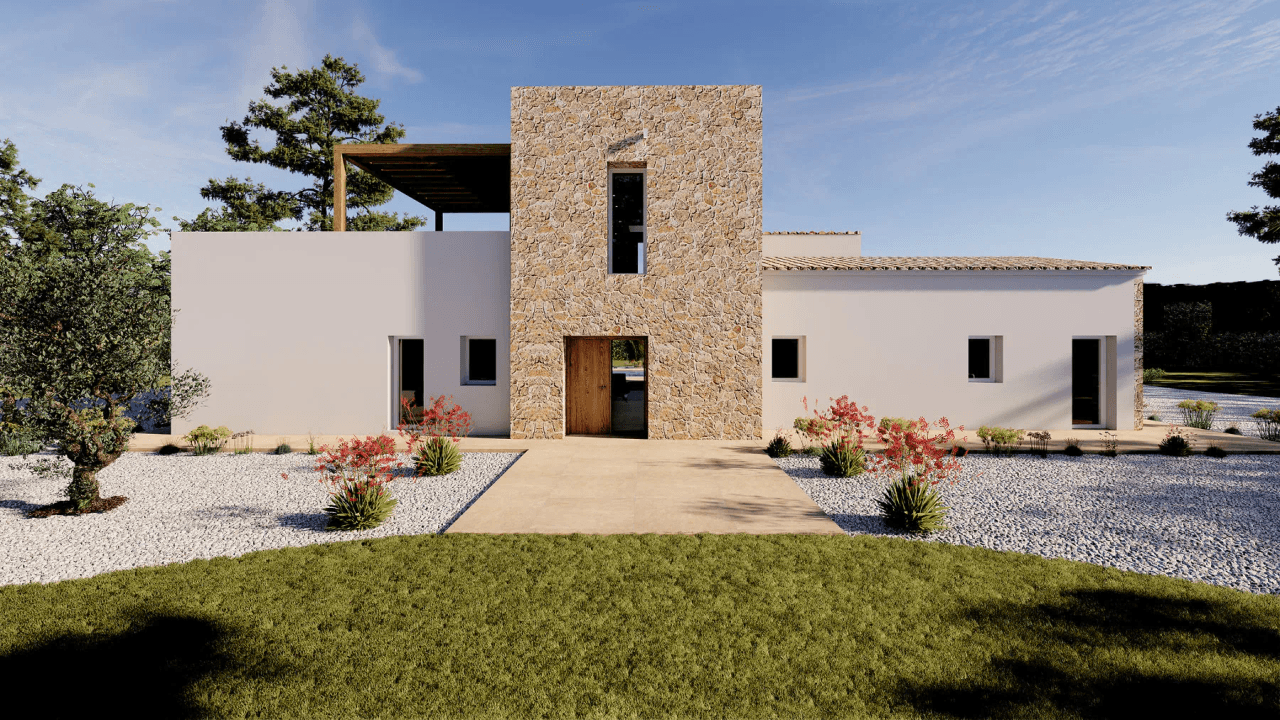 Project: luxe finca te koop in Benissa met bergzicht