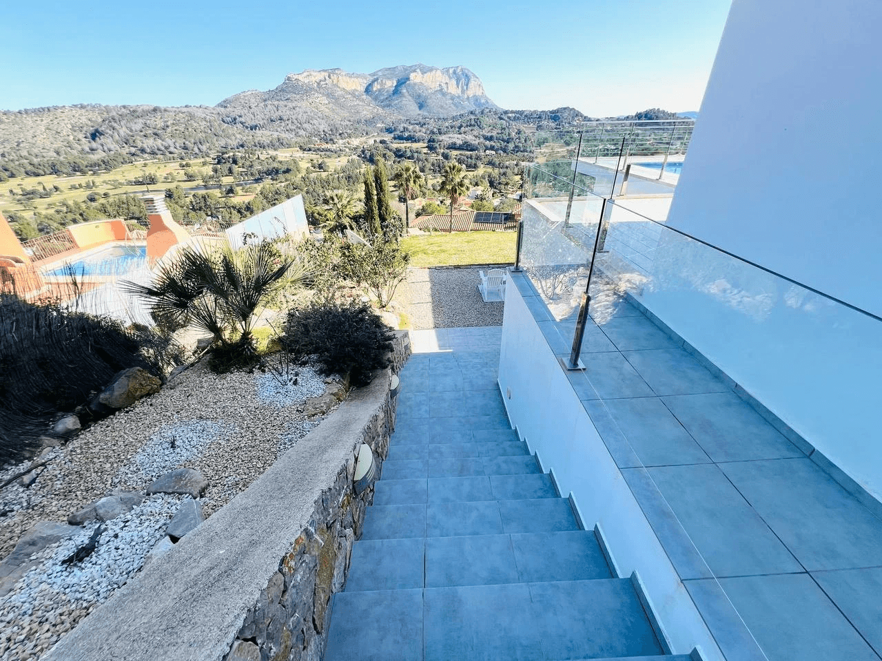 Ample contemporary villa with sea and mountain views for salea in La Sella Golf Resort, Pedreguer, Costa Blanca