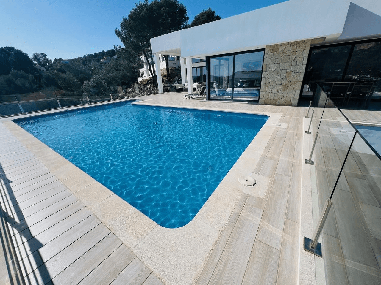 Ample contemporary villa with sea and mountain views for salea in La Sella Golf Resort, Pedreguer, Costa Blanca