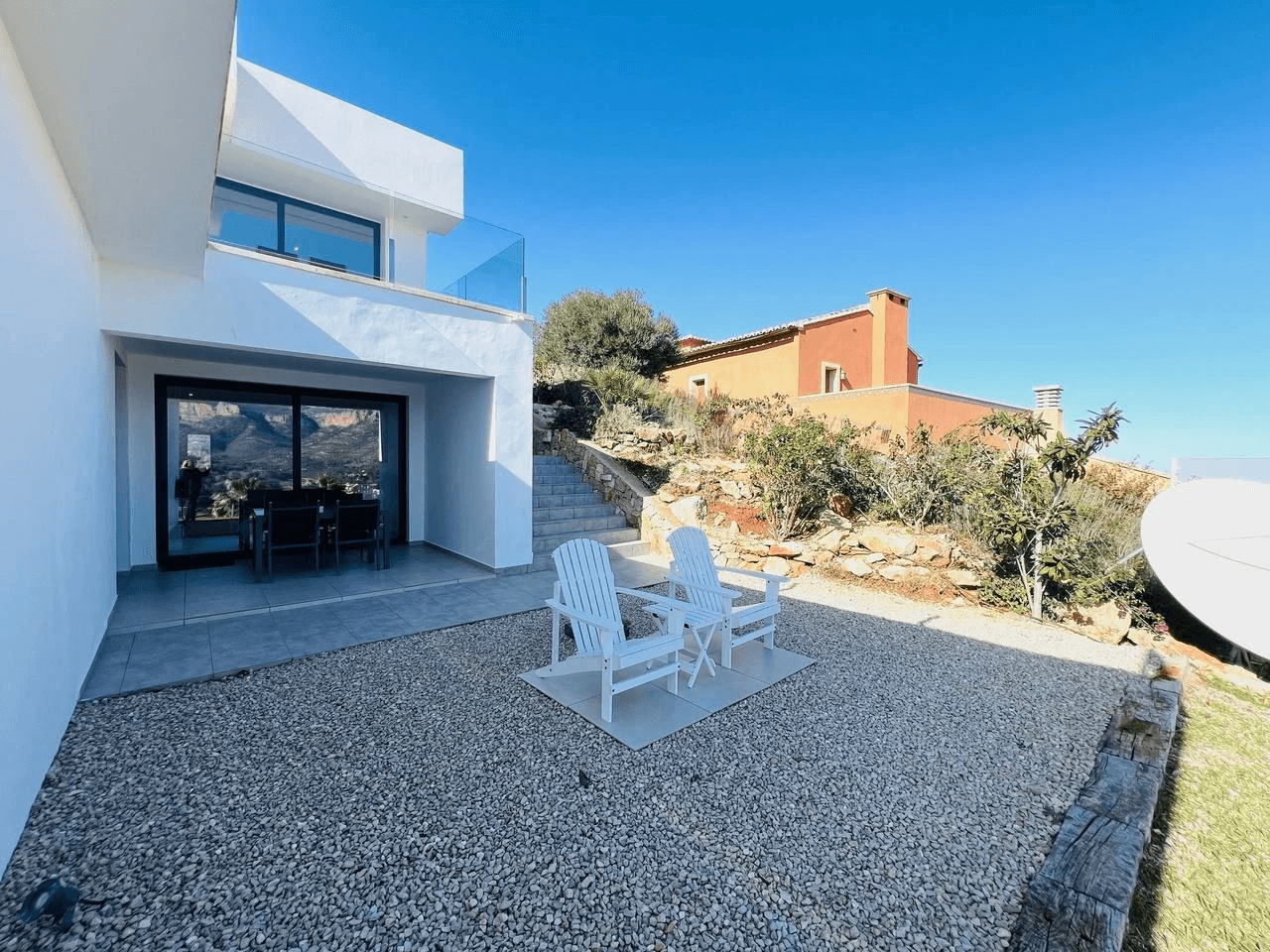 Ample contemporary villa with sea and mountain views for salea in La Sella Golf Resort, Pedreguer, Costa Blanca