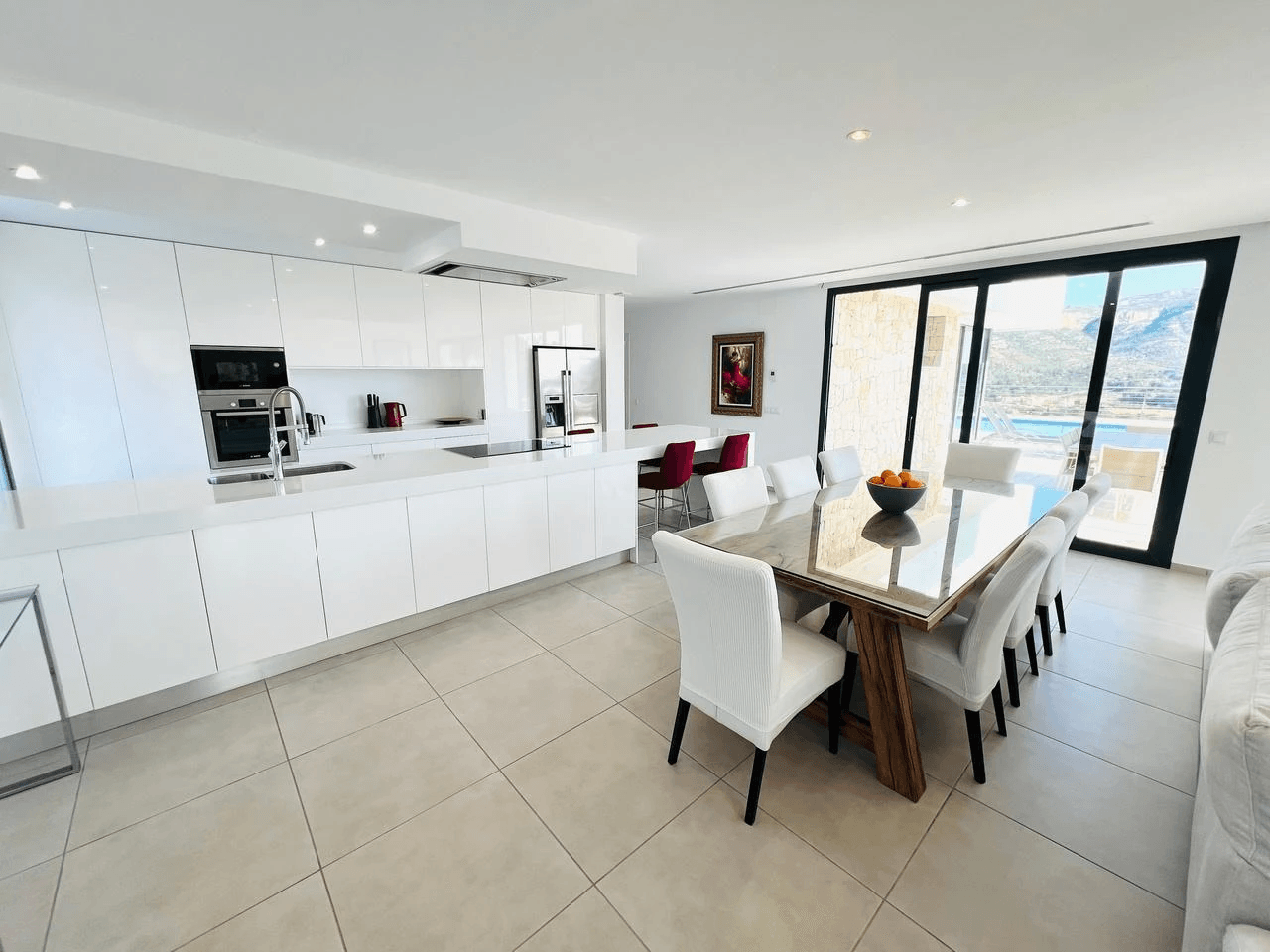 Ample contemporary villa with sea and mountain views for salea in La Sella Golf Resort, Pedreguer, Costa Blanca