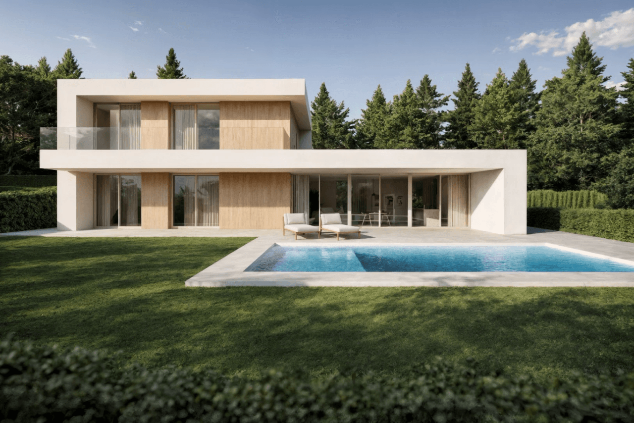 Modern villa in the Sella Golf Resort, Pedreguer, Costa Blanca, where luxury meets nature.