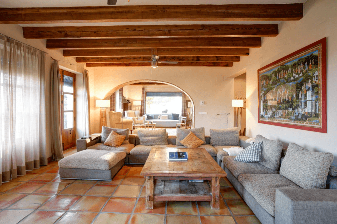 Prachtige finca te koop met uitzicht op zee en vallei in Moraira, Costa Blanca