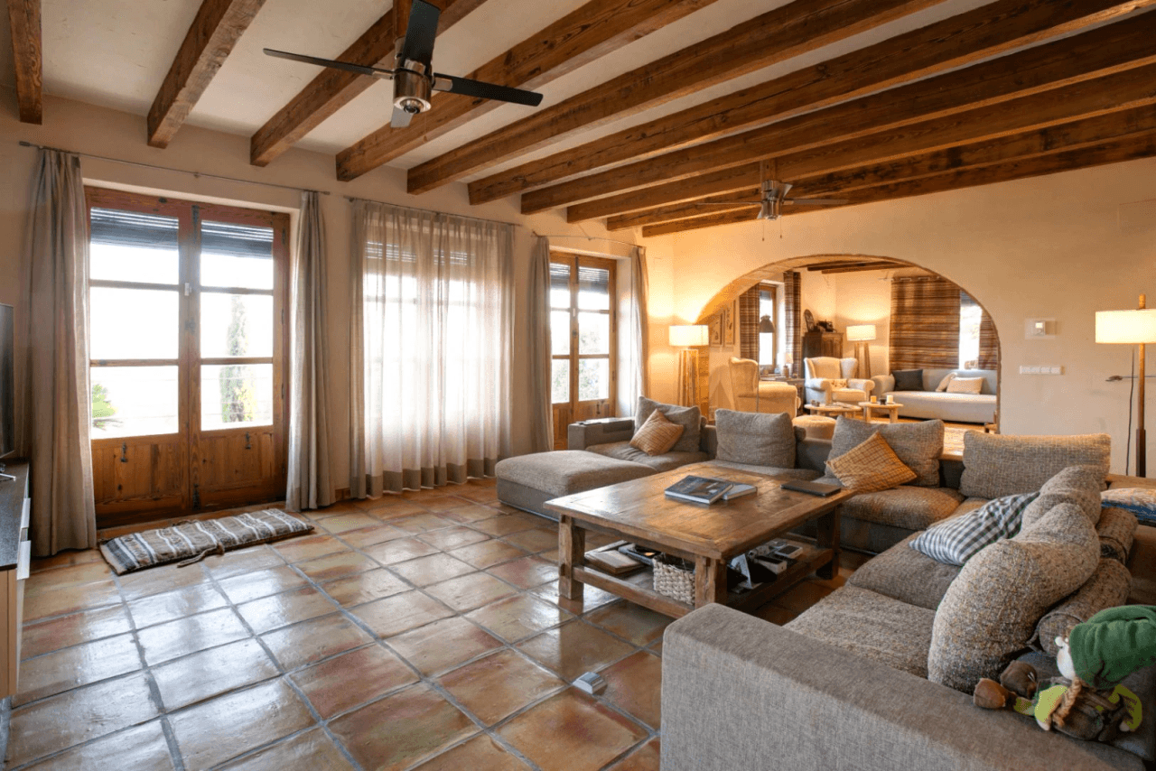 Prachtige finca te koop met uitzicht op zee en vallei in Moraira, Costa Blanca