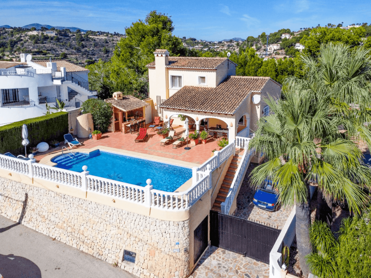 Benissa Villa met Zeezicht en Apart Gastenappartement