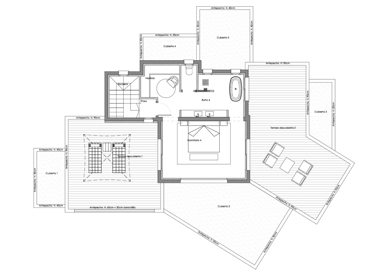 Exclusieve nieuwbouwvilla in Ibiza-stijl naast Ifach Golf Club – Benissa