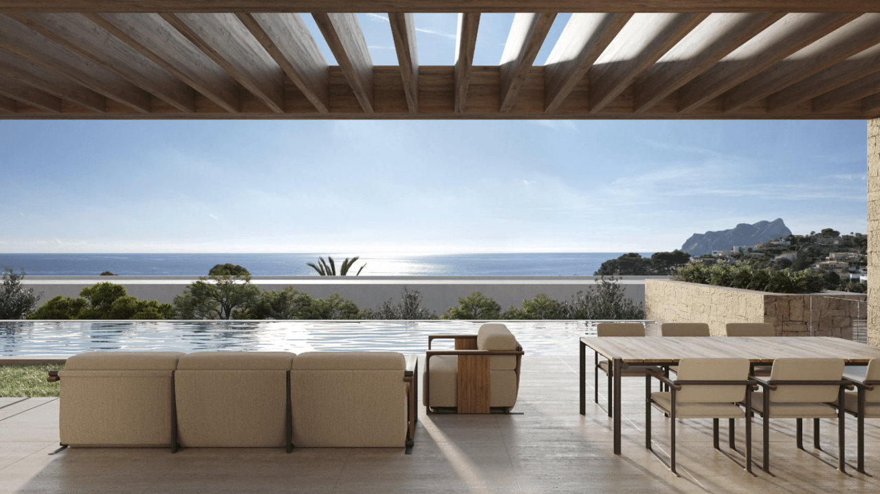 Moderne Villa met Panoramisch Zeezicht in La Fustera, Benissa Costa