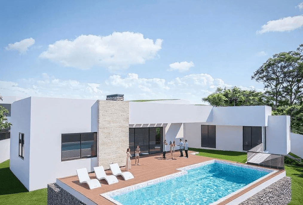 Villa Familiar Moderna en Venta en Javea con Doble Garaje y Jardín
