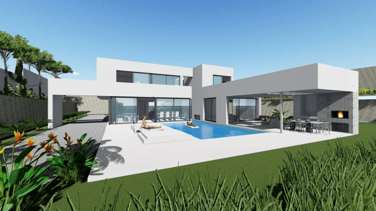 PROJET VILLA AVEC PISCINE À CALPE À VENDRE