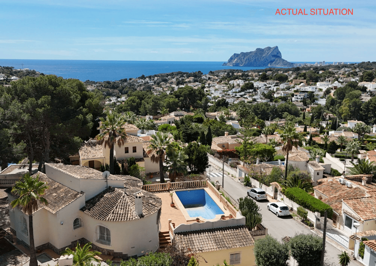 Exclusieve nieuwbouwvilla in Ibiza-stijl naast Ifach Golf Club – Benissa