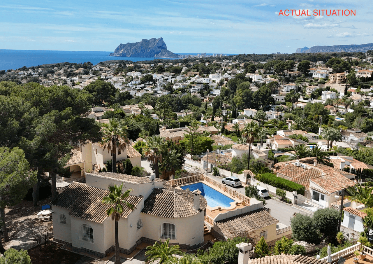 Exclusieve nieuwbouwvilla in Ibiza-stijl naast Ifach Golf Club – Benissa