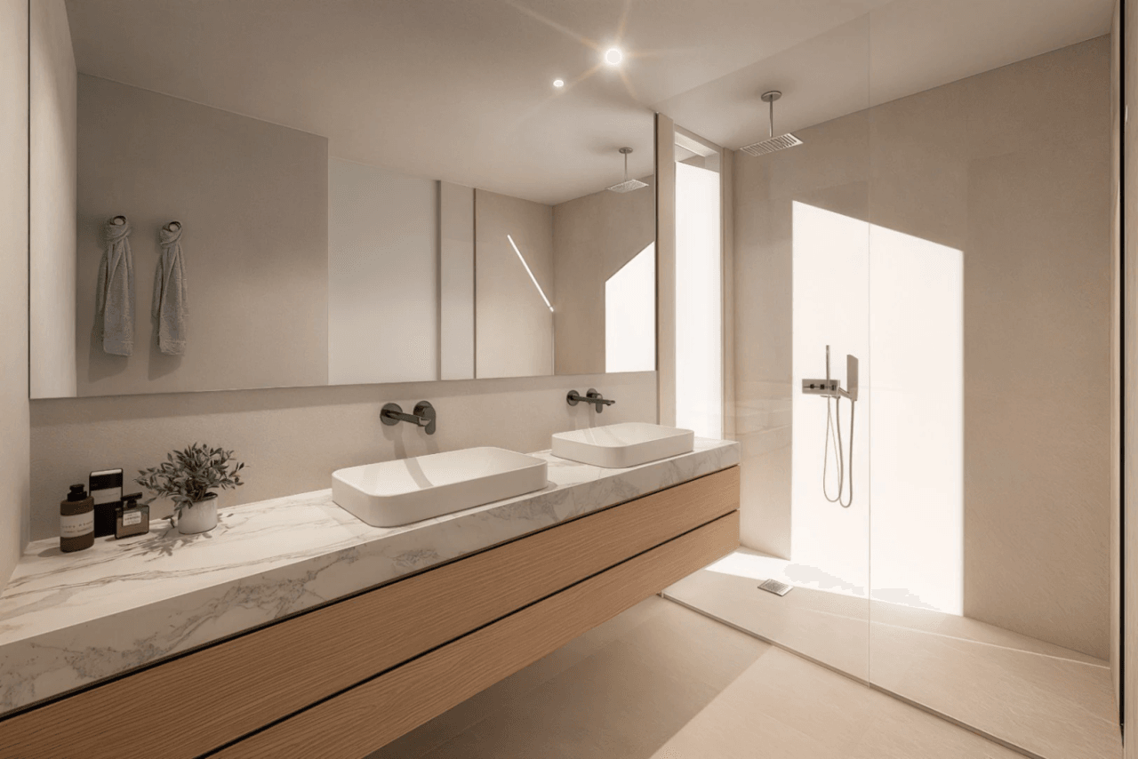 Modern villa in the Sella Golf Resort, Pedreguer, Costa Blanca, where luxury meets nature.