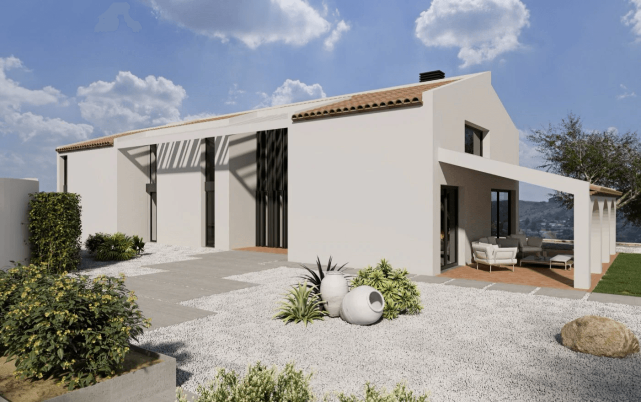 NIEUW TE BOUWEN FINCA OP EEN UNIEKE LOCATIE IN MORAIRA