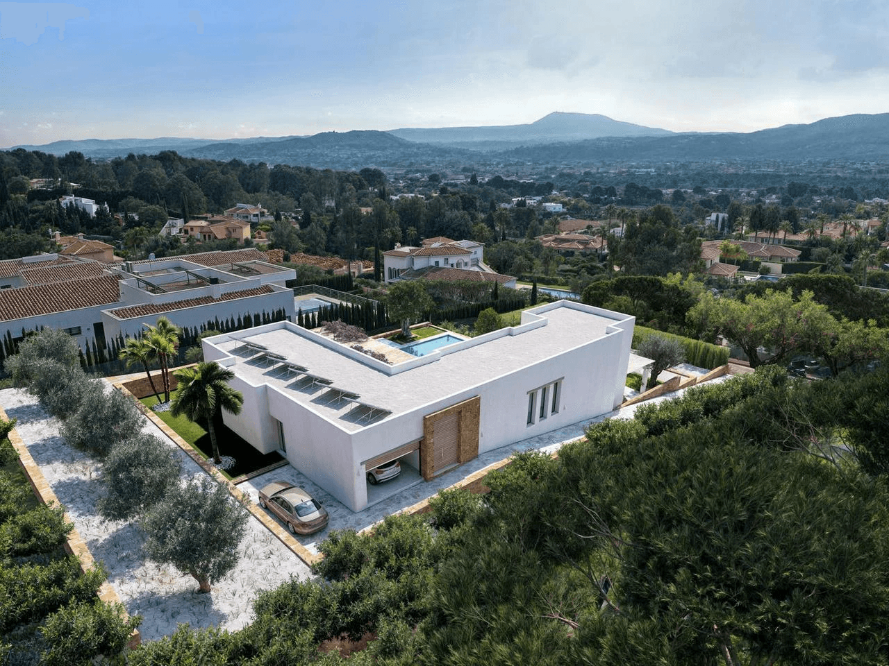 Proyecto impresionante de una villa de obra nueva de lujo en Jávea zona Mongó, Costa Blanca