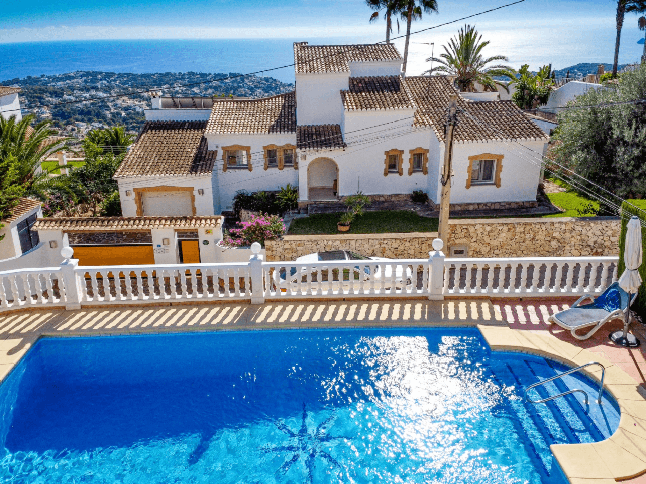 Benissa Villa met Zeezicht en Apart Gastenappartement