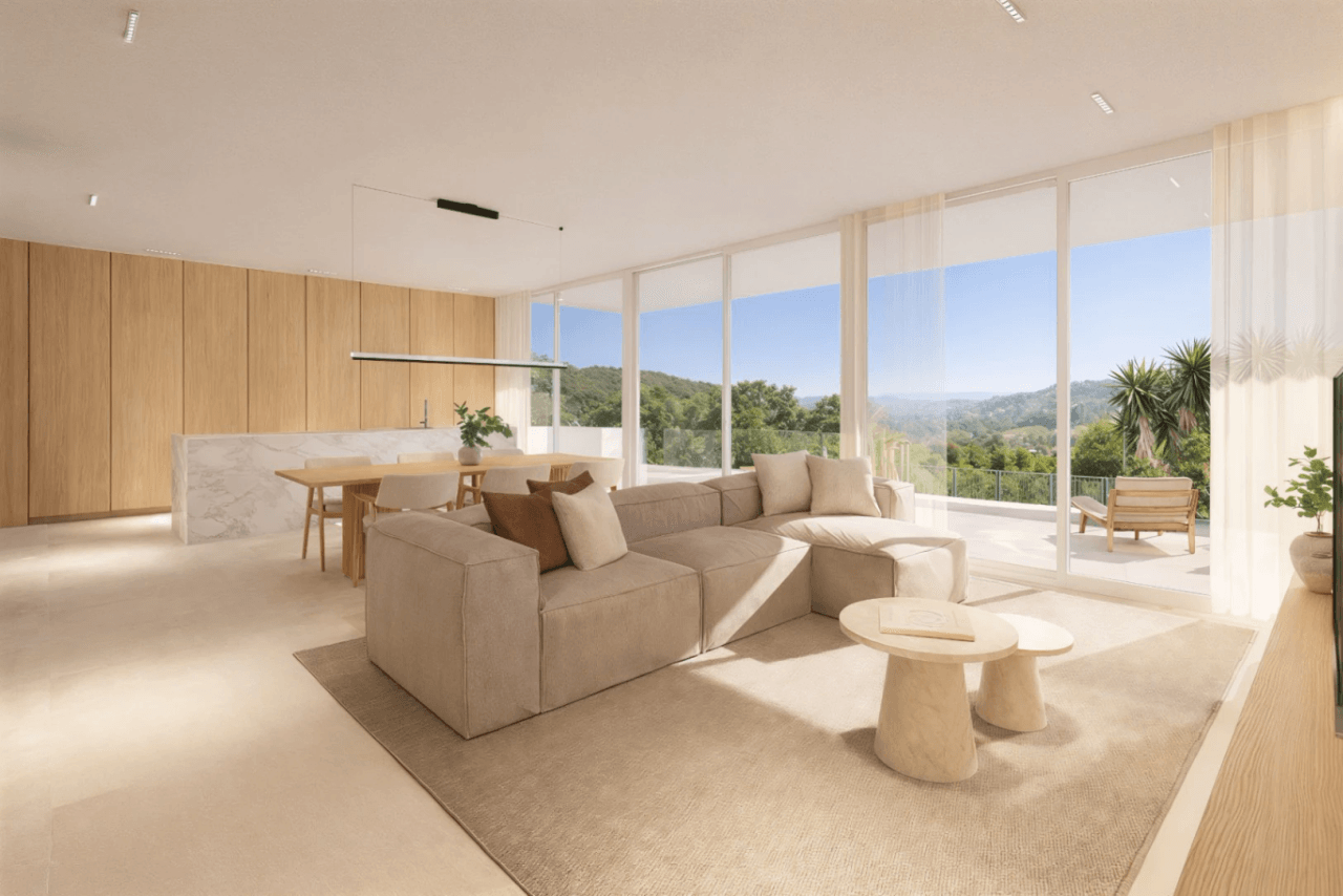 Modern villa in the Sella Golf Resort, Pedreguer, Costa Blanca, where luxury meets nature.