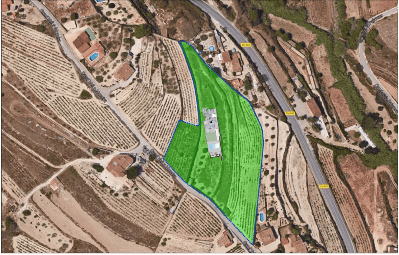 NIEUW TE BOUWEN FINCA OP EEN UNIEKE LOCATIE IN MORAIRA