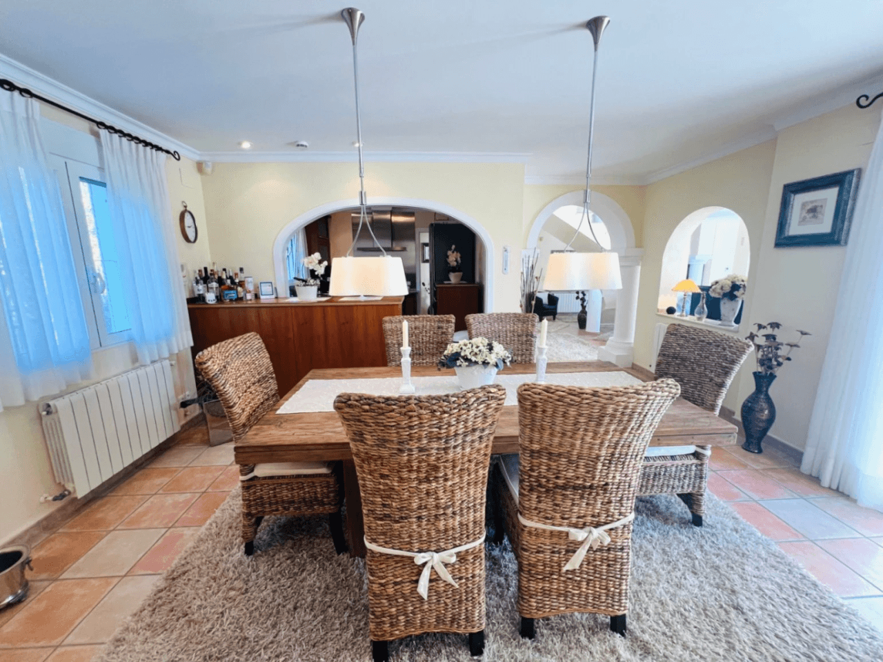 Impressive villa with panoramic sea and Montgó views for sale in La Sella Golf Resort, Pedreguer, Costa Blanca.