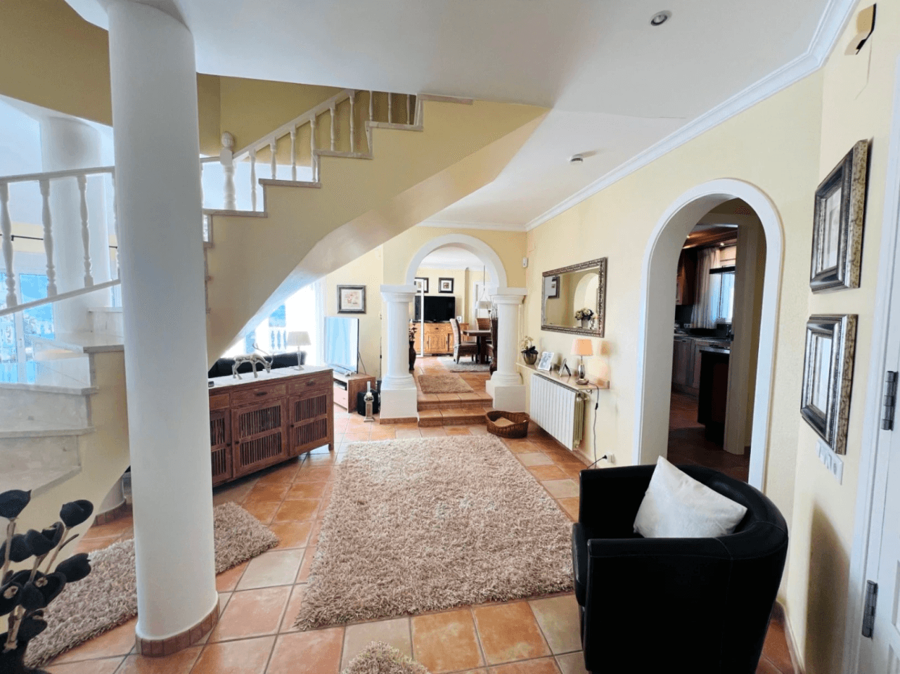 Impressive villa with panoramic sea and Montgó views for sale in La Sella Golf Resort, Pedreguer, Costa Blanca.