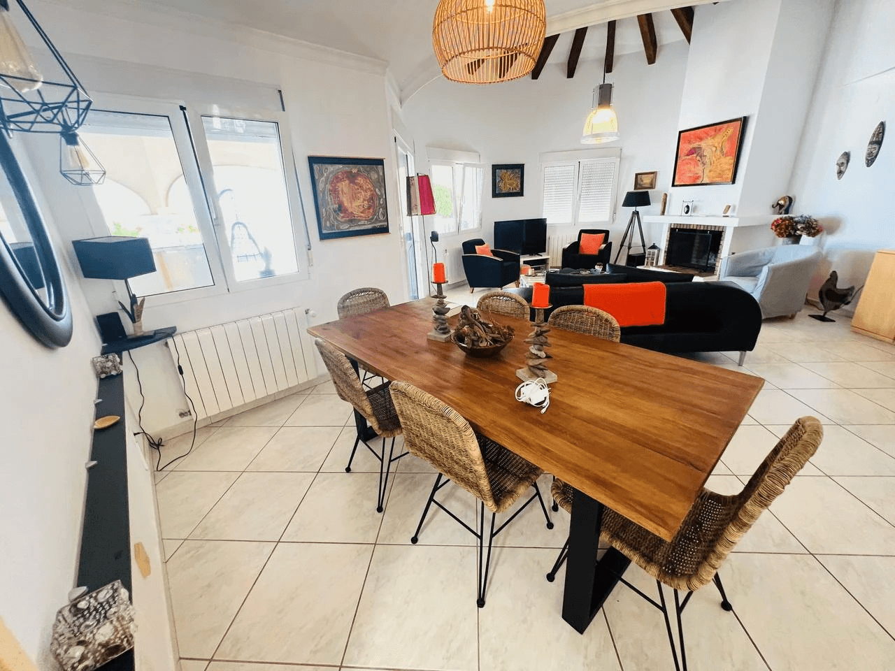 Charming Mediterranean villa on a single floor with spectacular views of La Sella Golf Resort, Pedreguer, Costa Blanca.