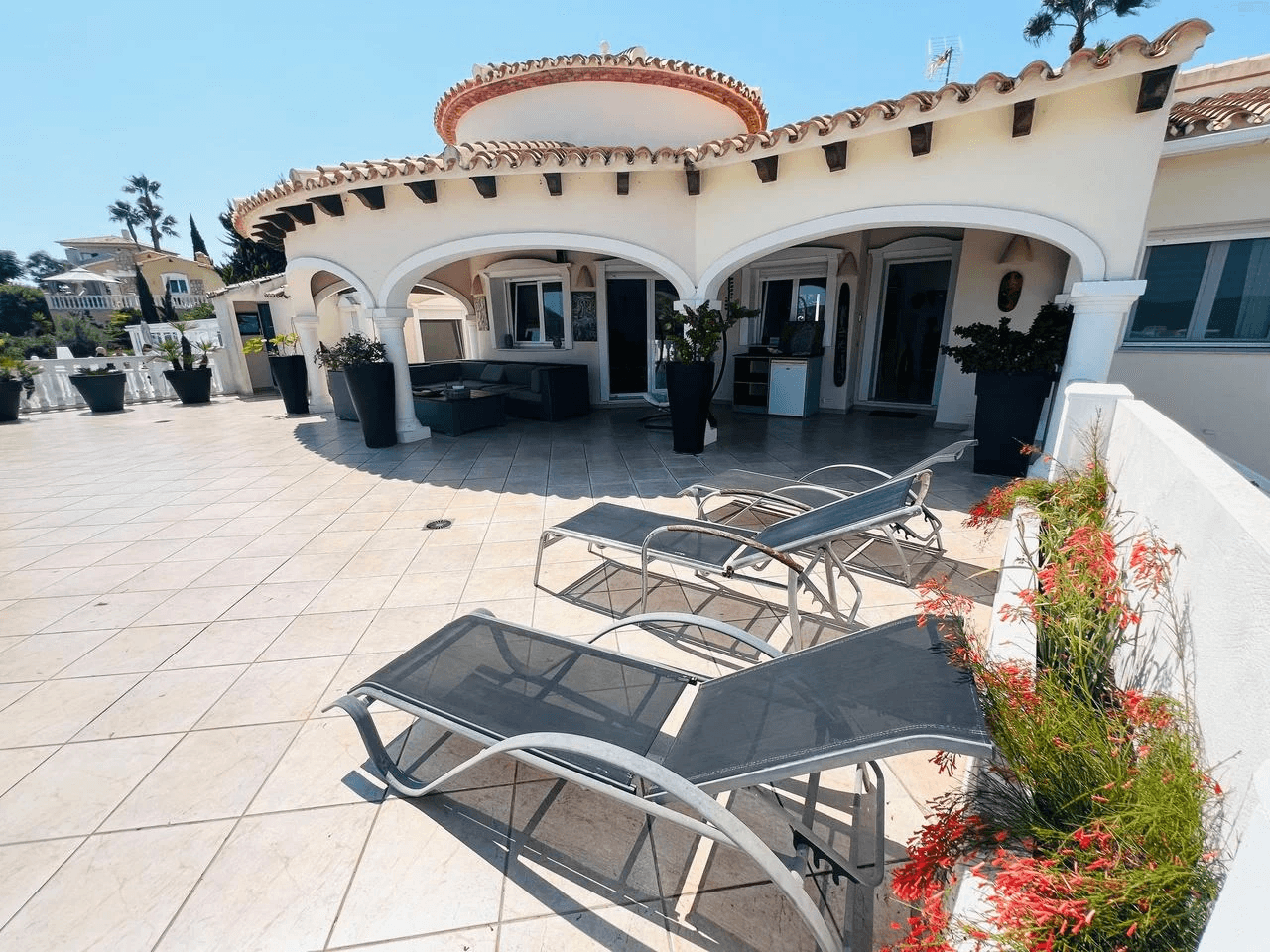 Charming Mediterranean villa on a single floor with spectacular views of La Sella Golf Resort, Pedreguer, Costa Blanca.