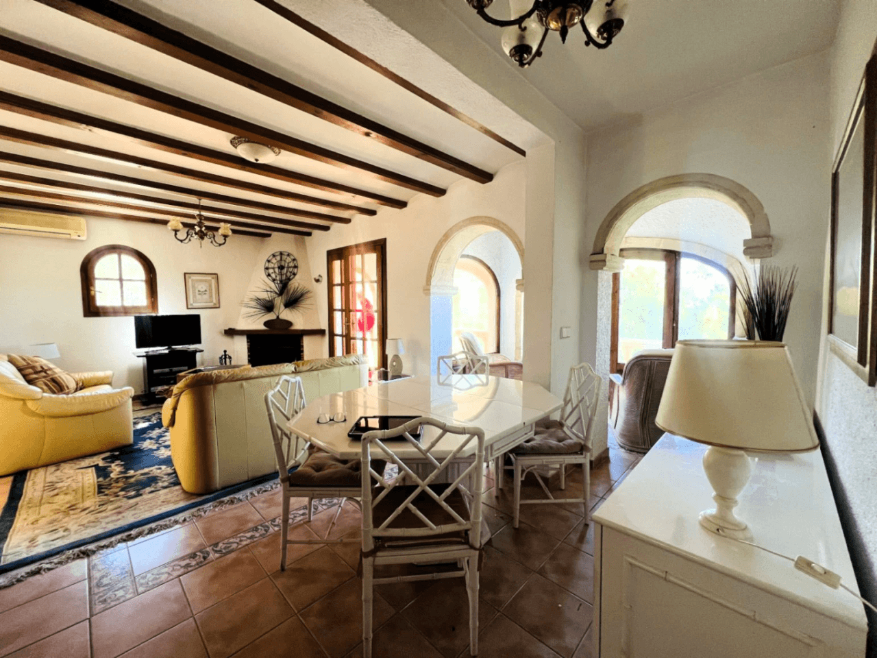 Sunny traditional villa in La Sella Golf Resort, Pedreguer, Costa Blanca