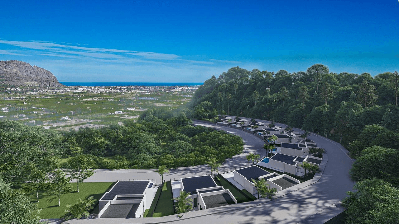 Fantastic modern new build villas for sale in Pedreguer, Costa Blanca.