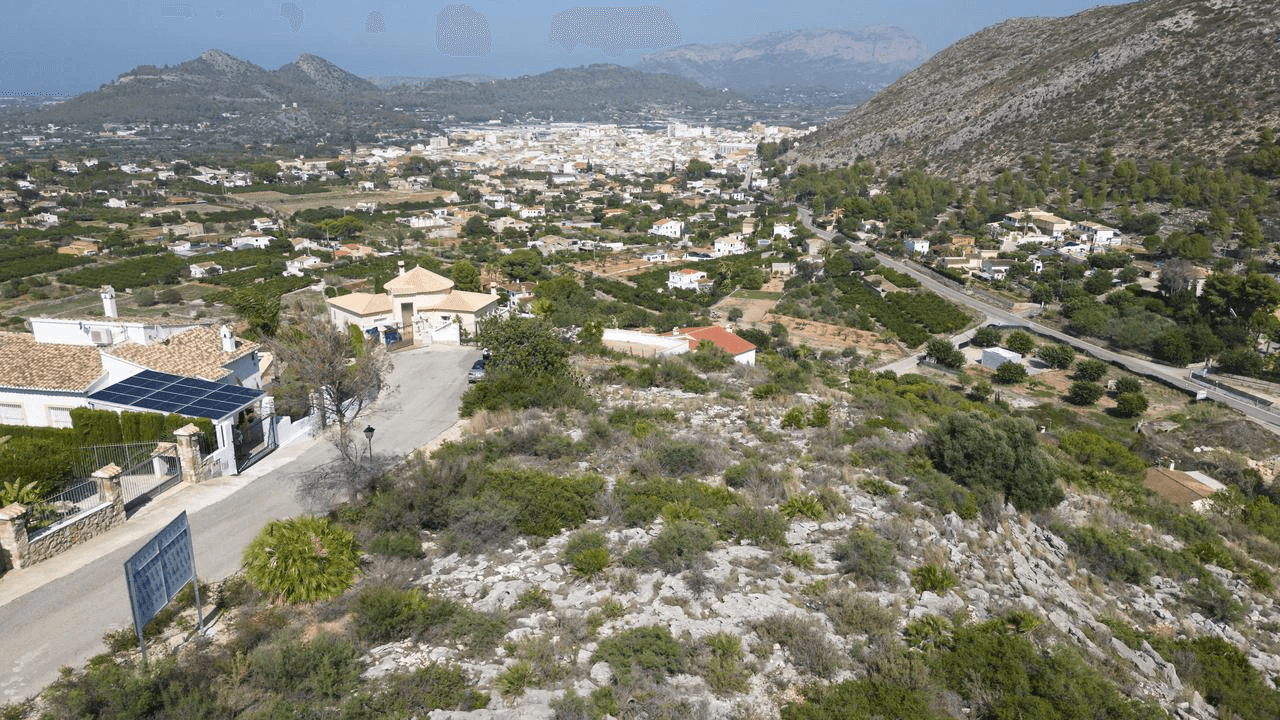 New build project modern villa with mediterranean touch for sale in Pedreguer, Costa Blanca