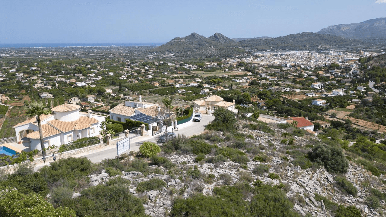 New build project modern villa with mediterranean touch for sale in Pedreguer, Costa Blanca