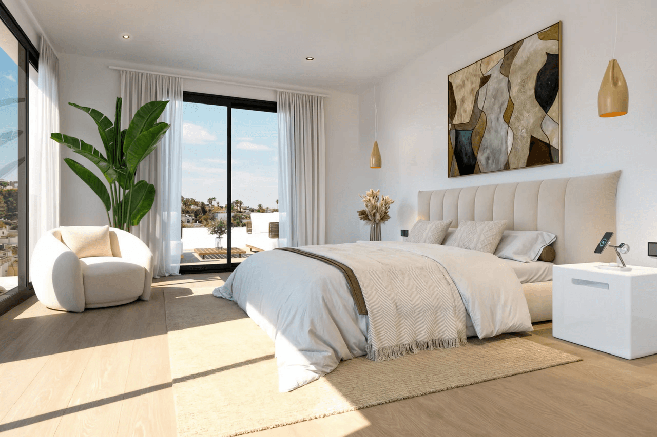 New build project modern villa with mediterranean touch for sale in Pedreguer, Costa Blanca