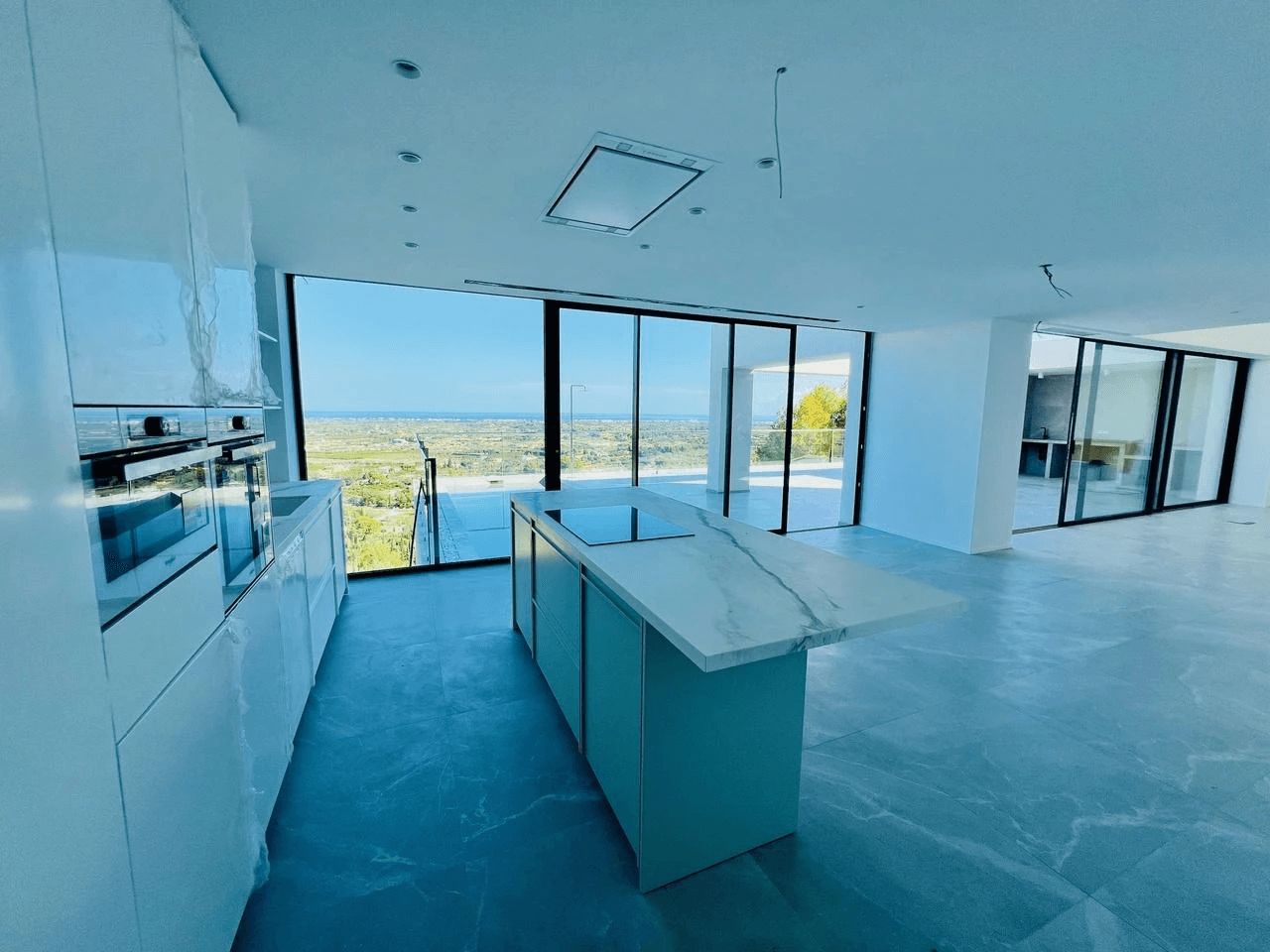 Magnificent newly built luxury villa with panoramic sea views for sale in La Sella Golf Resort, Pedreguer, Costa Blanca.