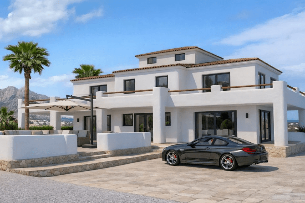 Finca spacieuse sur un terrain plat et ensoleillé à vendre dans le quartier de La Sella Golf Resort, Pedreguer, Costa Blanca