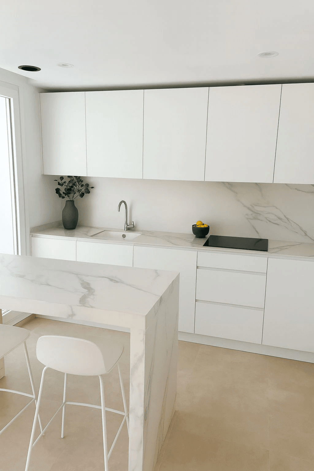 Fantastische, gemeubileerde penthouse te huur voor lange termijn in La Xara, Denia, Costa Blanca.