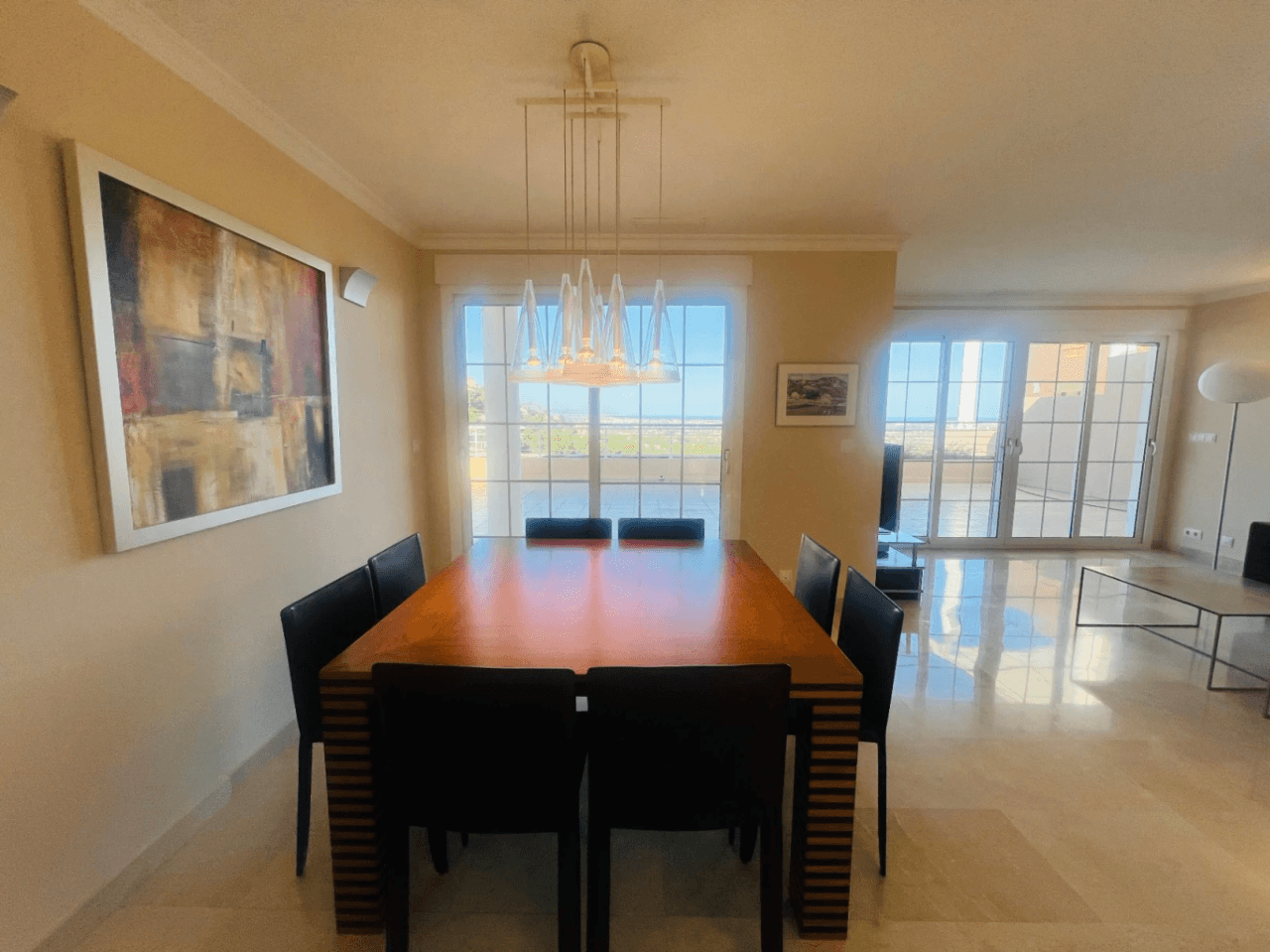 Superbe penthouse avec grande terrasse et vues imprenables à vendre à La Sella Golf, Pedreguer, Costa Blanca.