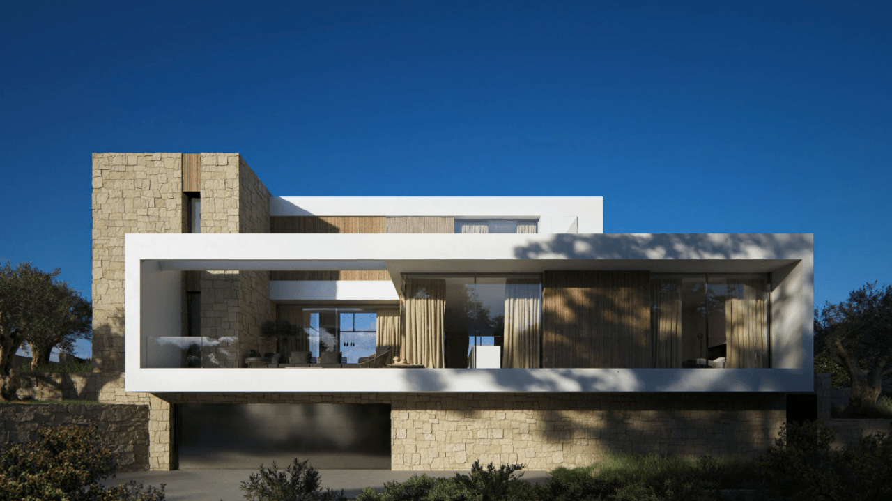 Luxe villa met 180 graden uitzicht op Moraira en Calpe, de perfecte symmetrie van de mediterrane horizon, te koop in Fanadix, Benissa, Costa Blanca.