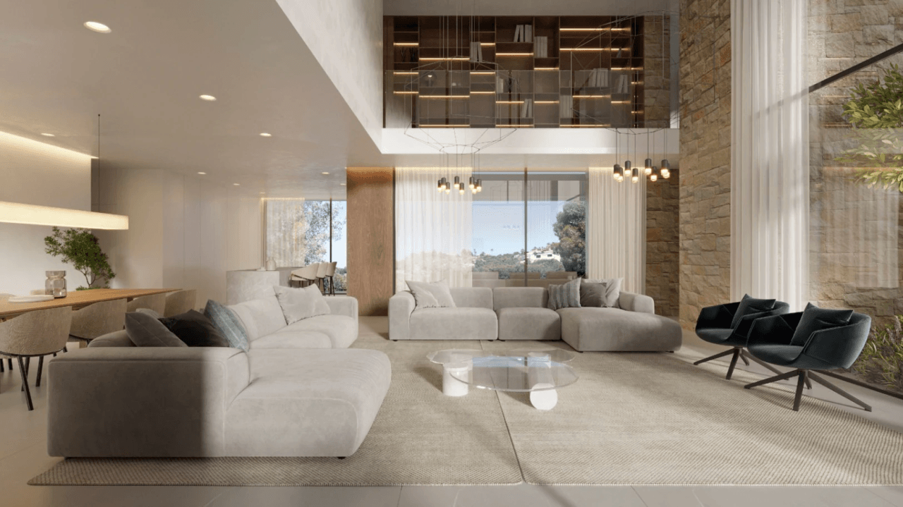 Luxe villa met 180 graden uitzicht op Moraira en Calpe, de perfecte symmetrie van de mediterrane horizon, te koop in Fanadix, Benissa, Costa Blanca.