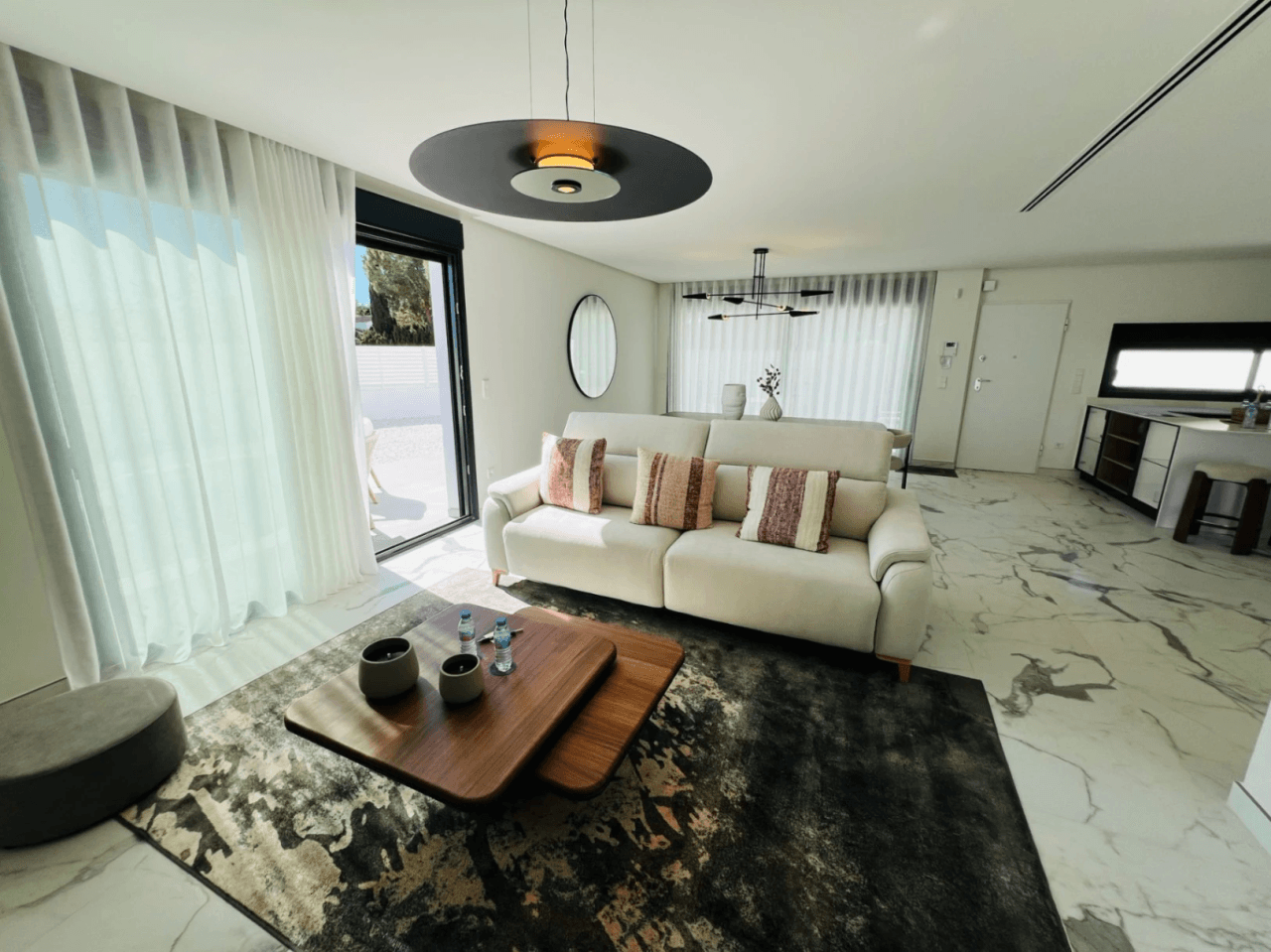 Contemporary villas recently built within walking distance of all amenities are for sale in Denia, Costa Blanca.